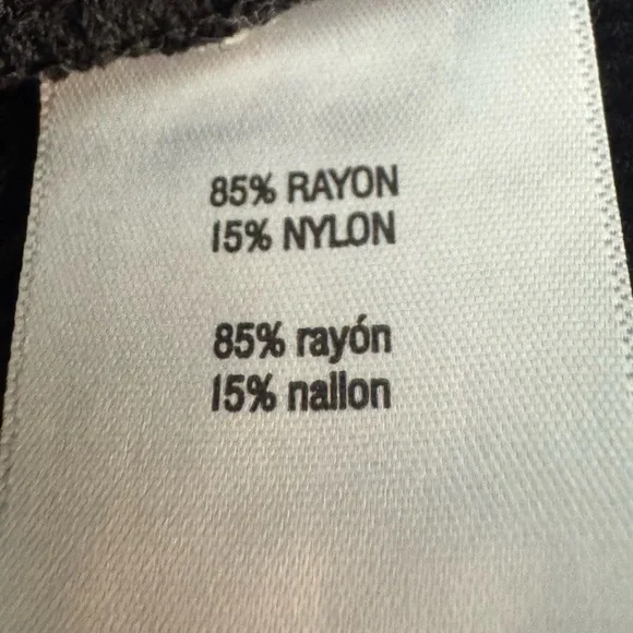 Blue Rain Smocked Puff Sleeve Crop Top Black Boho Blouse Size L - Picture 5 of 5